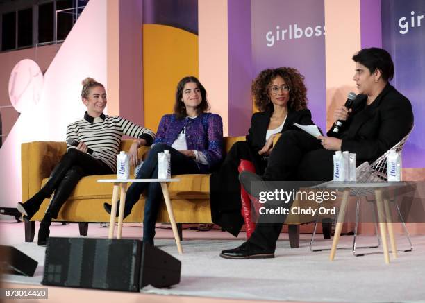 Bumble Founder & CEO Whitney Wolfe, Man Repeller Founder Leandra Medine, Teen Vogue Editor-in-Chief Elaine Welteroth, and Beautycon Media CEO Moj...