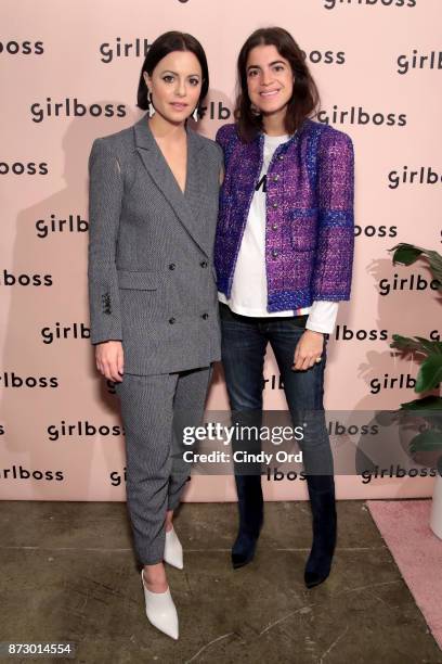 Girlboss Founder & CEO Sophia Amoruso and Man Repeller Founder Leandra Medine attend Girlboss Rally Hosted By Sophia Amoruso's Girlboss on November...