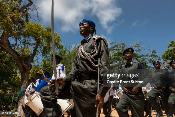 Parade at the Police academy in Mogadishu.