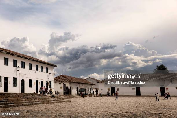 national monument - villa de leyva ストックフォトと画像