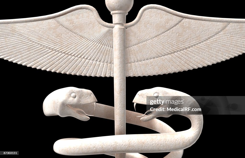 Cadeuceus Simple Caduceus High-Res Vector Graphic - Getty Images