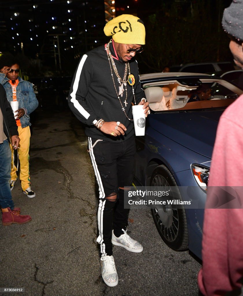 Future Man Rapper Rapper Future attends Gucci Mane Album Release Party on November 9 ...
