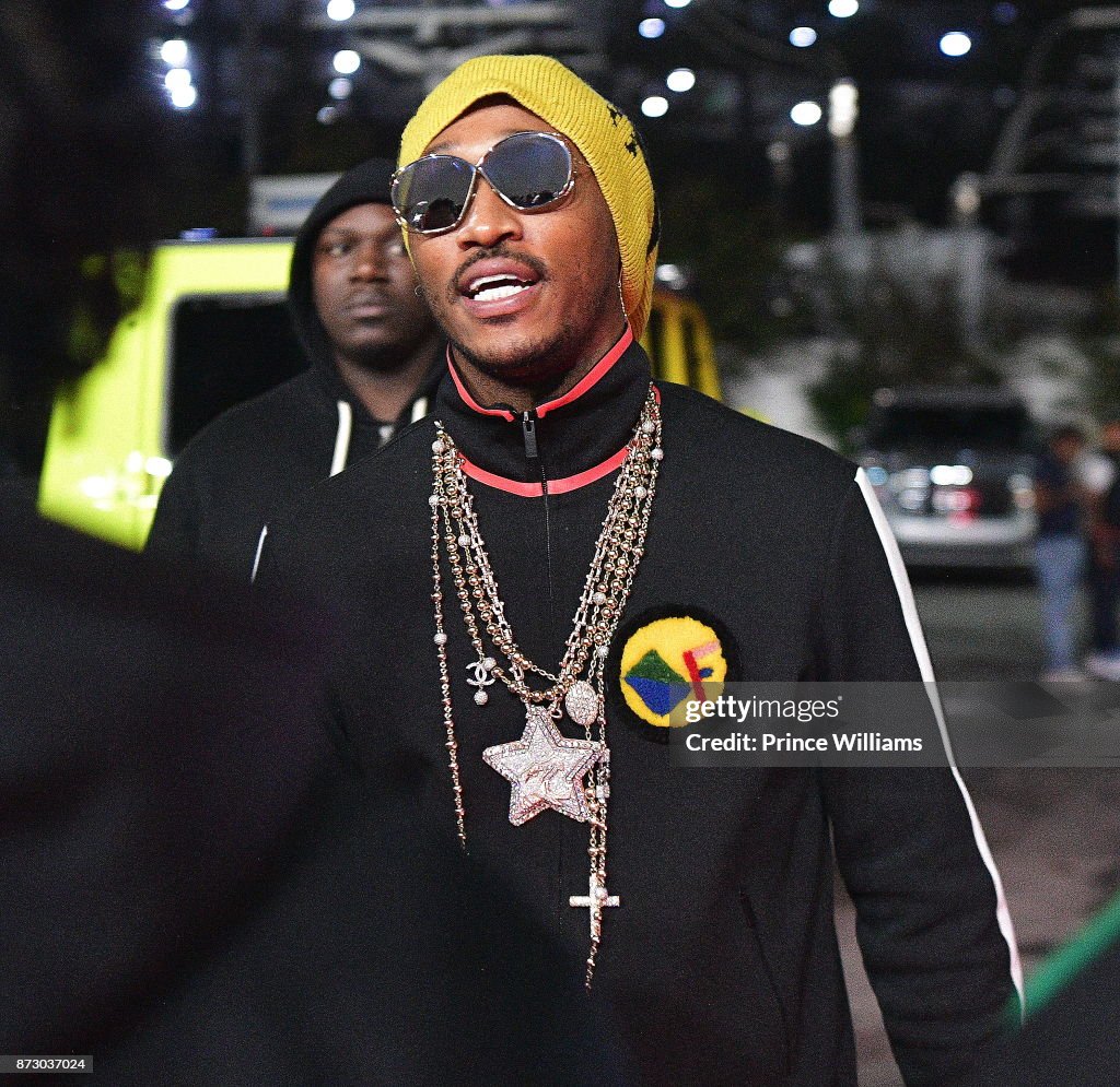 Future Man Rapper Rapper Future attends Gucci Mane Album Release Party on November 9 ...