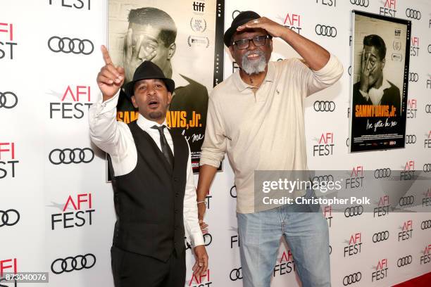 Manny Davis and Samuel D. Pollard attend the screening of "Sammy Davis, Jr.: I've Gotta Be Me" at AFI FEST 2017 Presented By Audi at TCL Chinese 6...