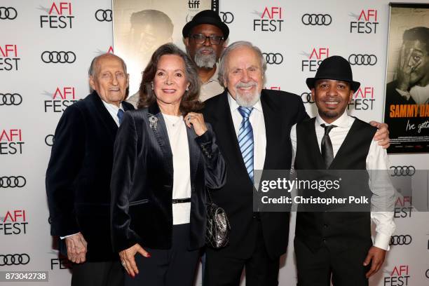 Burt Boyar, guest, Samuel D. Pollard, George Schlatter, and Manny Davis attend the screening of "Sammy Davis, Jr.: I've Gotta Be Me" at AFI FEST 2017...