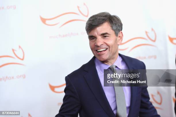 George Stephanopoulos on the red carpet of A Funny Thing Happened On The Way To Cure Parkinson's benefitting The Michael J. Fox Foundation at the...