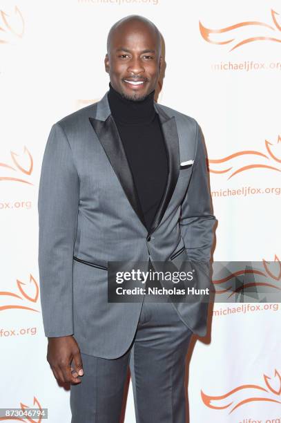 Akbar Gbajabiamila on the red carpet of A Funny Thing Happened On The Way To Cure Parkinson's benefitting The Michael J. Fox Foundation at the Hilton...