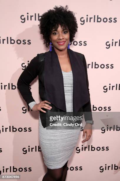SiriusXM Director of Progressive Programming Zerlina Maxwell attends Girlboss Rally Hosted By Sophia Amoruso's Girlboss on November 11, 2017 in New...