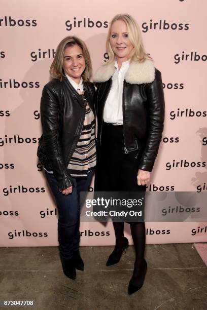 Revlon CCO Linda Wells and American Express VP of Entertainment & Marketing Sponsorships Deborah Curtis attend Girlboss Rally Hosted By Sophia...