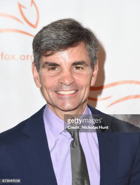 George Stephanopoulos on the red carpet of A Funny Thing Happened On The Way To Cure Parkinson's benefitting The Michael J. Fox Foundation at the...
