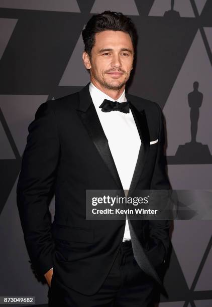 James Franco attends the Academy of Motion Picture Arts and Sciences' 9th Annual Governors Awards at The Ray Dolby Ballroom at Hollywood & Highland...