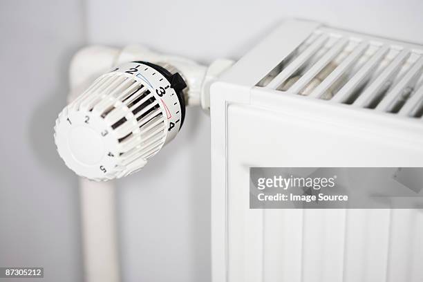 dial on radiator - radiator stock pictures, royalty-free photos & images