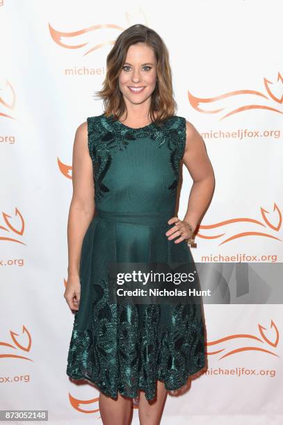 Ashley Williams on the red carpet of A Funny Thing Happened On The Way To Cure Parkinson's benefitting The Michael J. Fox Foundation at the Hilton...