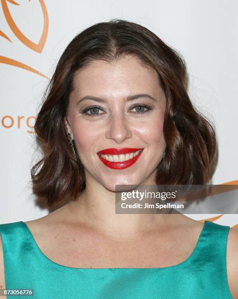 Actress/writer Lauren Miller attends the 2017 A Funny Thing Happened on the Way to Cure Parkinson's event at the Hilton New York on November 11, 2017...