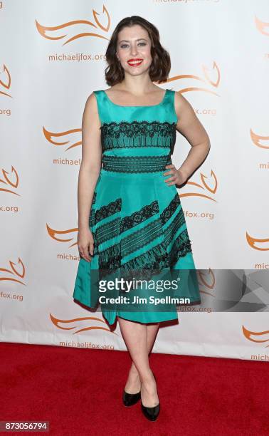 Actress/writer Lauren Miller attends the 2017 A Funny Thing Happened on the Way to Cure Parkinson's event at the Hilton New York on November 11, 2017...