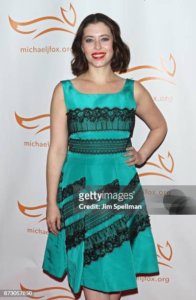 Actress/writer Lauren Miller attends the 2017 A Funny Thing Happened on the Way to Cure Parkinson's event at the Hilton New York on November 11, 2017...