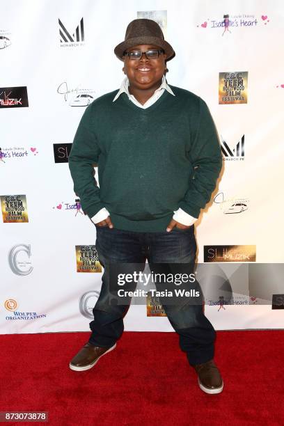 Akinyele Caldwell at the 4th Annual C&C Teen Hollywood Film Festival at Raleigh Studios on November 11, 2017 in Los Angeles, California.