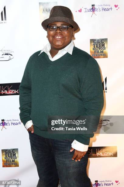 Akinyele Caldwell at the 4th Annual C&C Teen Hollywood Film Festival at Raleigh Studios on November 11, 2017 in Los Angeles, California.