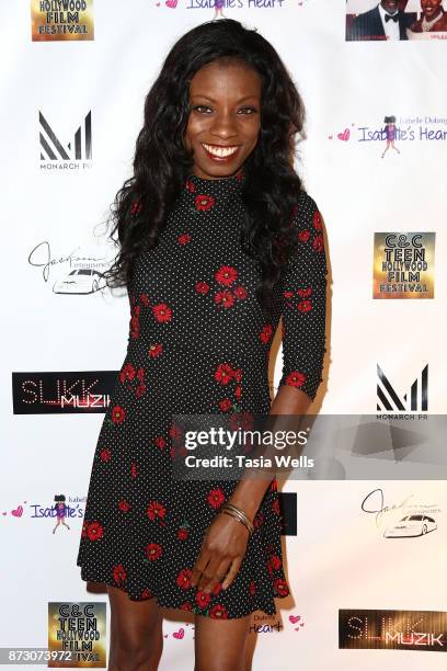 Angelique Bates at the 4th Annual C&C Teen Hollywood Film Festival at Raleigh Studios on November 11, 2017 in Los Angeles, California.