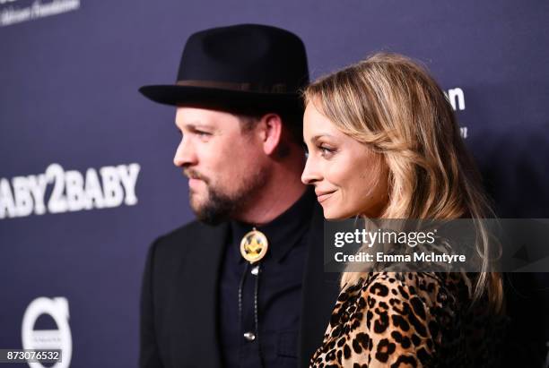 Joel Madden and Nicole Richie attend The 2017 Baby2Baby Gala presented by Paul Mitchell on November 11, 2017 in Los Angeles, California.