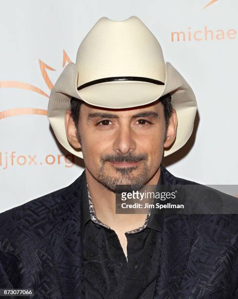 Singer/songwriter Brad Paisley attends the 2017 A Funny Thing Happened on the Way to Cure Parkinson's event at the Hilton New York on November 11,...