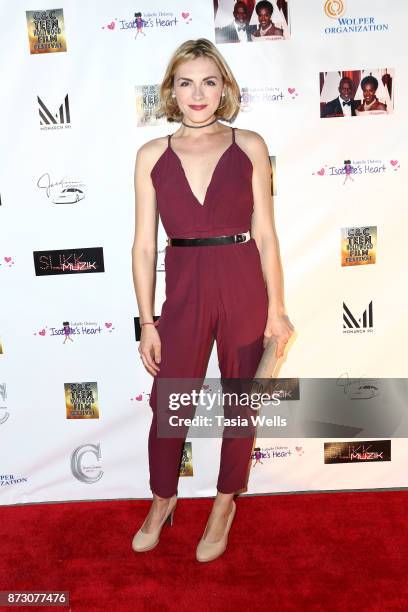 Chantelle Albers at the 4th Annual C&C Teen Hollywood Film Festival at Raleigh Studios on November 11, 2017 in Los Angeles, California.