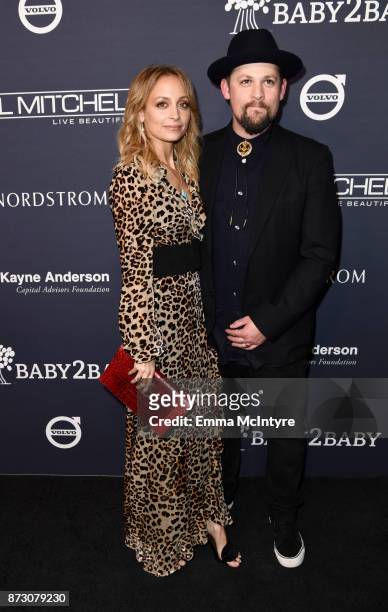 Nicole Richie and Joel Madden attend The 2017 Baby2Baby Gala presented by Paul Mitchell on November 11, 2017 in Los Angeles, California.