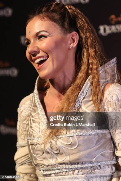 Performer Chelsea Jordan attends Cavalia Odysseo Celebrity Premiere on November 11, 2017 in Camarillo, California.