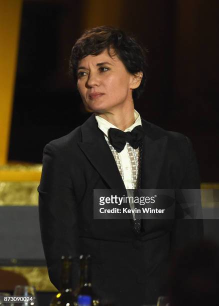 Kimberly Peirce speaks onstage at the Academy of Motion Picture Arts and Sciences' 9th Annual Governors Awards at The Ray Dolby Ballroom at Hollywood...