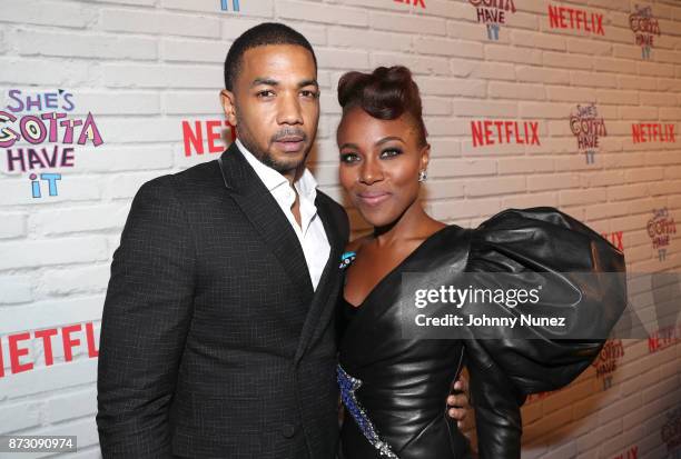 Actor Alano Miller and "She's Gotta Have It" lead actress DeWanda Wise attend Netflix Original Series "She's Gotta Have It" Premiere and After Party...