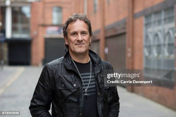 Vivian Campbell in Belfast before appearing to accept the Legends Award at the NI Music Awards at Mandela Hall on November 11, 2017 in Belfast,...