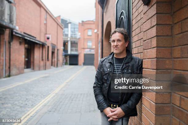 Vivian Campbell in Belfast before appearing to accept the Legends Award at the NI Music Awards at Mandela Hall on November 11, 2017 in Belfast,...