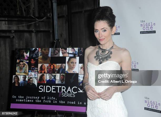 Actress Adrienne Wilkinson arrives for "Sidetracked: The Series" Special Screening held at The Silent Movie Theater on November 11, 2017 in Los...