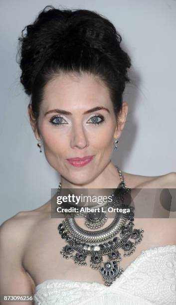 Actress Adrienne Wilkinson arrives for "Sidetracked: The Series" Special Screening held at The Silent Movie Theater on November 11, 2017 in Los...