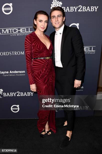 Anna Schafer and Peter Schafer attend The 2017 Baby2Baby Gala presented by Paul Mitchell on November 11, 2017 in Los Angeles, California.