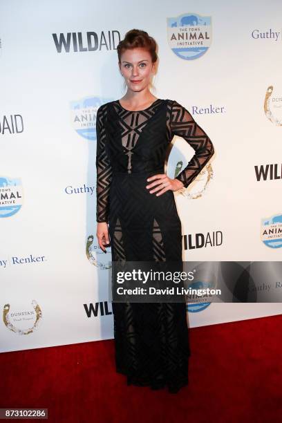 Cassidy Freeman arrives at the Evening with WildAid at the Beverly Wilshire Four Seasons Hotel on November 11, 2017 in Beverly Hills, California.