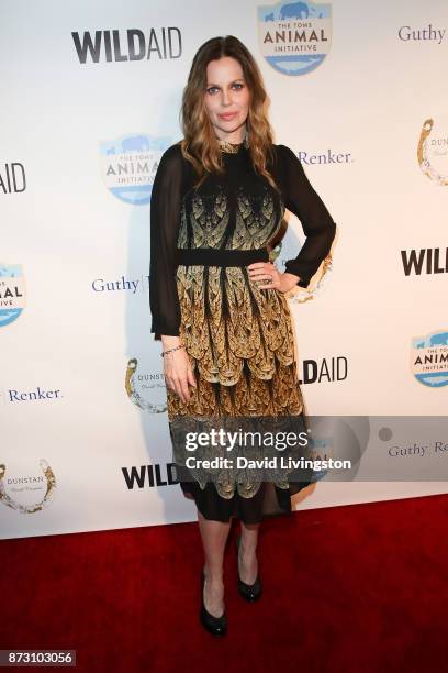 Kristin Bauer van Straten arrives at the Evening with WildAid at the Beverly Wilshire Four Seasons Hotel on November 11, 2017 in Beverly Hills,...