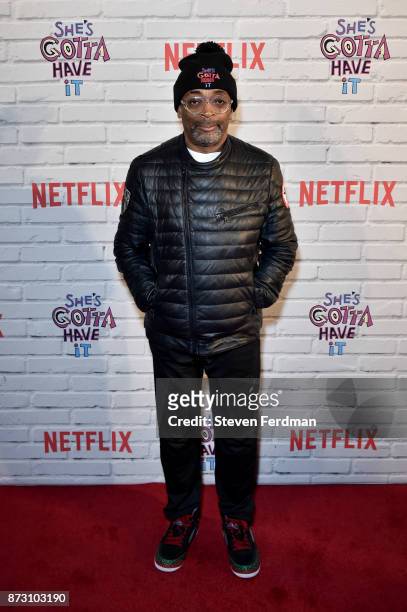 Spike Lee attends the Netflix Original Series "She's Gotta Have It" Premiere at Brooklyn Academy of Music on November 11, 2017 in New York City.