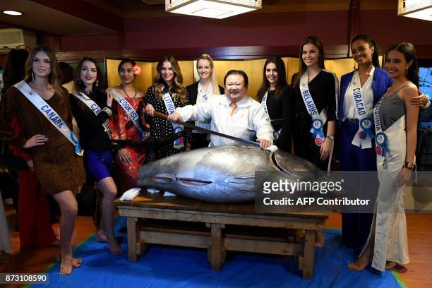 Miss International Beauty Pageant contestants, Miss Canada Marta Magdalena Stepien, Miss Czech Republic Alice Cincurova, Miss Cook Island Silas...