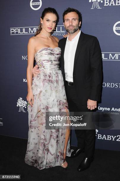 Model Alessandra Ambrosio and Jamie Mazur attend the 2017 Baby2Baby Gala at 3LABS on November 11, 2017 in Culver City, California.