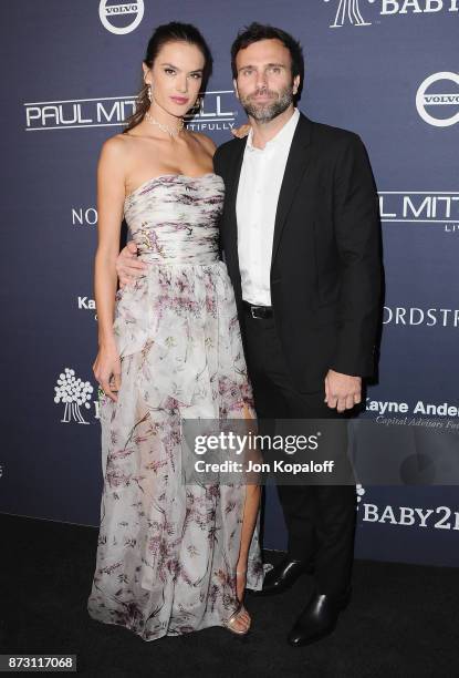 Model Alessandra Ambrosio and Jamie Mazur attend the 2017 Baby2Baby Gala at 3LABS on November 11, 2017 in Culver City, California.
