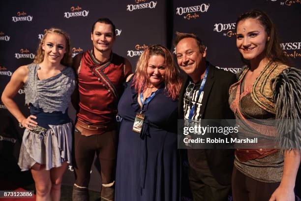 Keith Coogan and wife Kristen Shean attend Cavalia Odysseo Celebrity Premiere on November 11, 2017 in Camarillo, California.