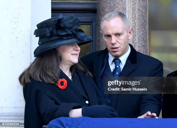 Robert Rinder during the annual Remembrance Sunday Service at The Cenotaph on November 12, 2017 in London, England.