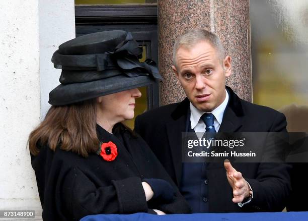 Robert Rinder during the annual Remembrance Sunday Service at The Cenotaph on November 12, 2017 in London, England.