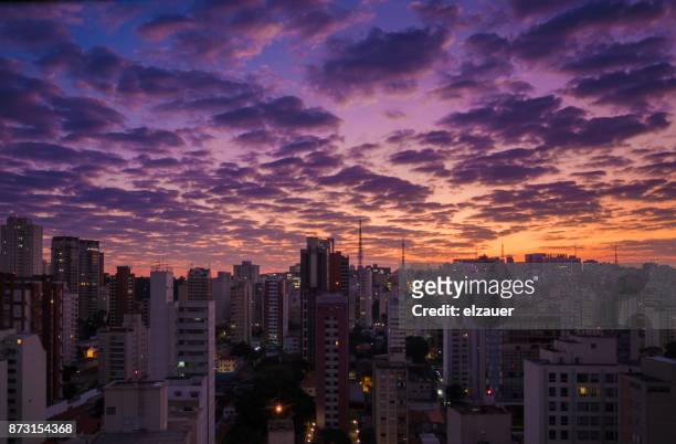 sao paulo skyline. - brazil skyline stock pictures, royalty-free photos & images