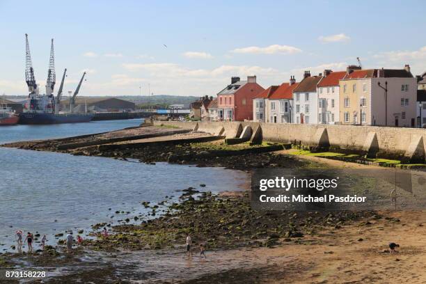 hartlepool town wall - hartlepool stock pictures, royalty-free photos & images