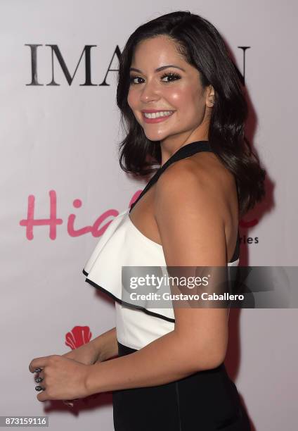 Actress Melissa Carcache attends the Hialeah Series Premiere at the Milander Center for Arts and Entertainment on November 11, 2017 in Hialeah,...
