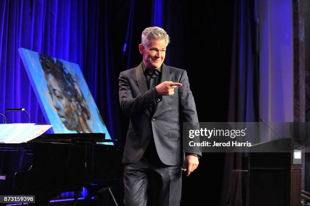 David Foster performs at 'Evening With WildAid' at the Beverly Wilshire Four Seasons Hotel on November 11, 2017 in Beverly Hills, California.