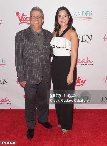 Marcos Casanova and Melissa Carcache attends the Hialeah Series Premiere at the Milander Center for Arts and Entertainment on November 11, 2017 in...