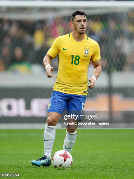 Giuliano of Brazil during the International Friendly match between Japan v Brazil at the Stade Pierre Mauroy on November 10, 2017 in Lille France